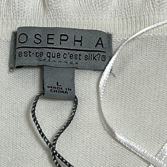 NWT Joseph A Ivory Women’s Cardigan Size L - Picture 7 of 15